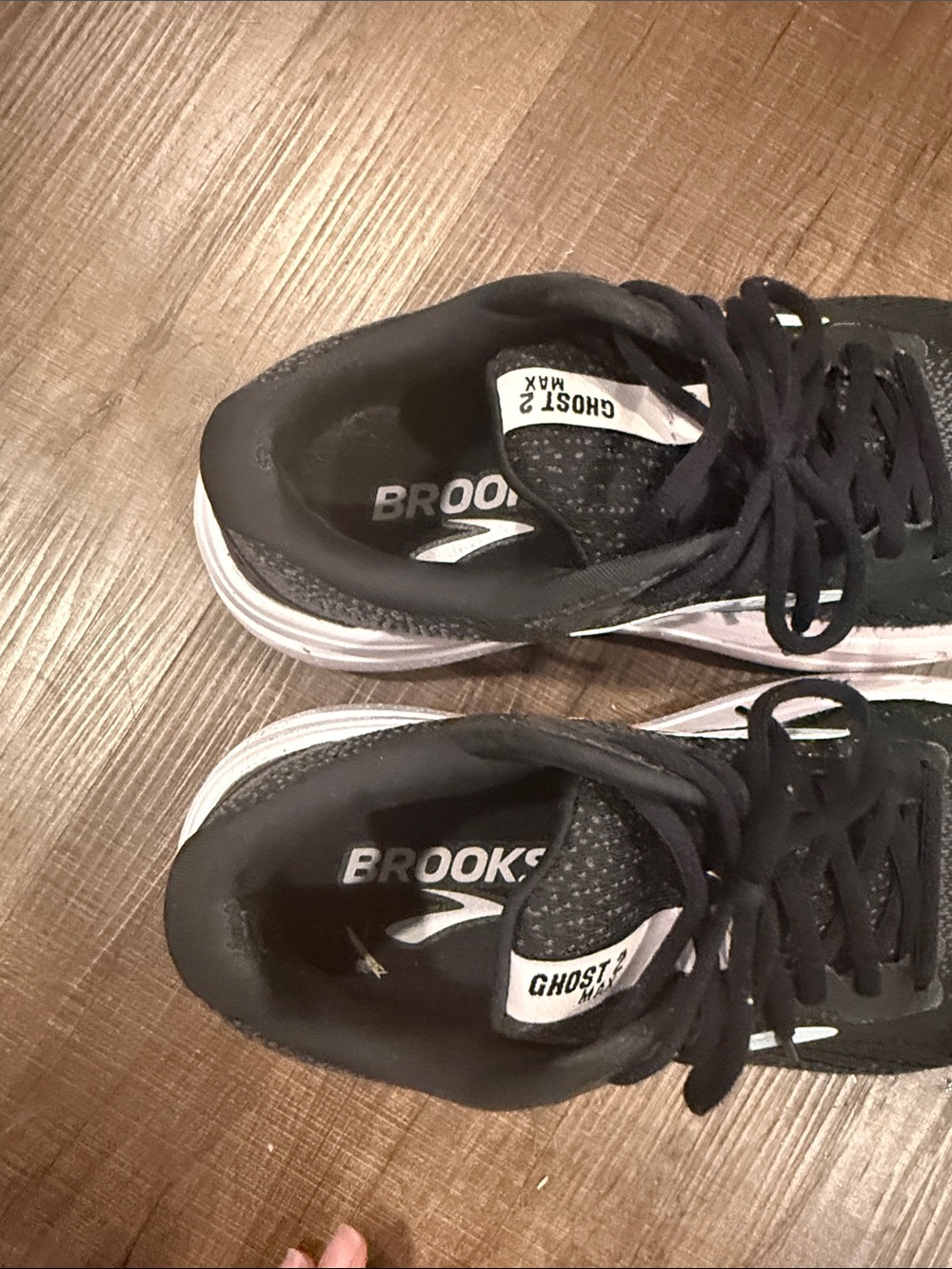 Brooks Women's ghost 2 max 
-black with pink - Picture 11 of 12
